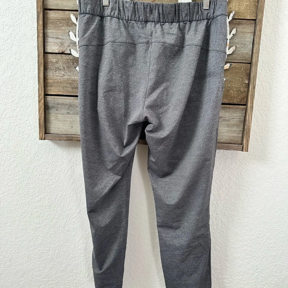 Lululemon On The Fly Heathered Gray Drawstring Waist Pants Ladies Size‎ 12
